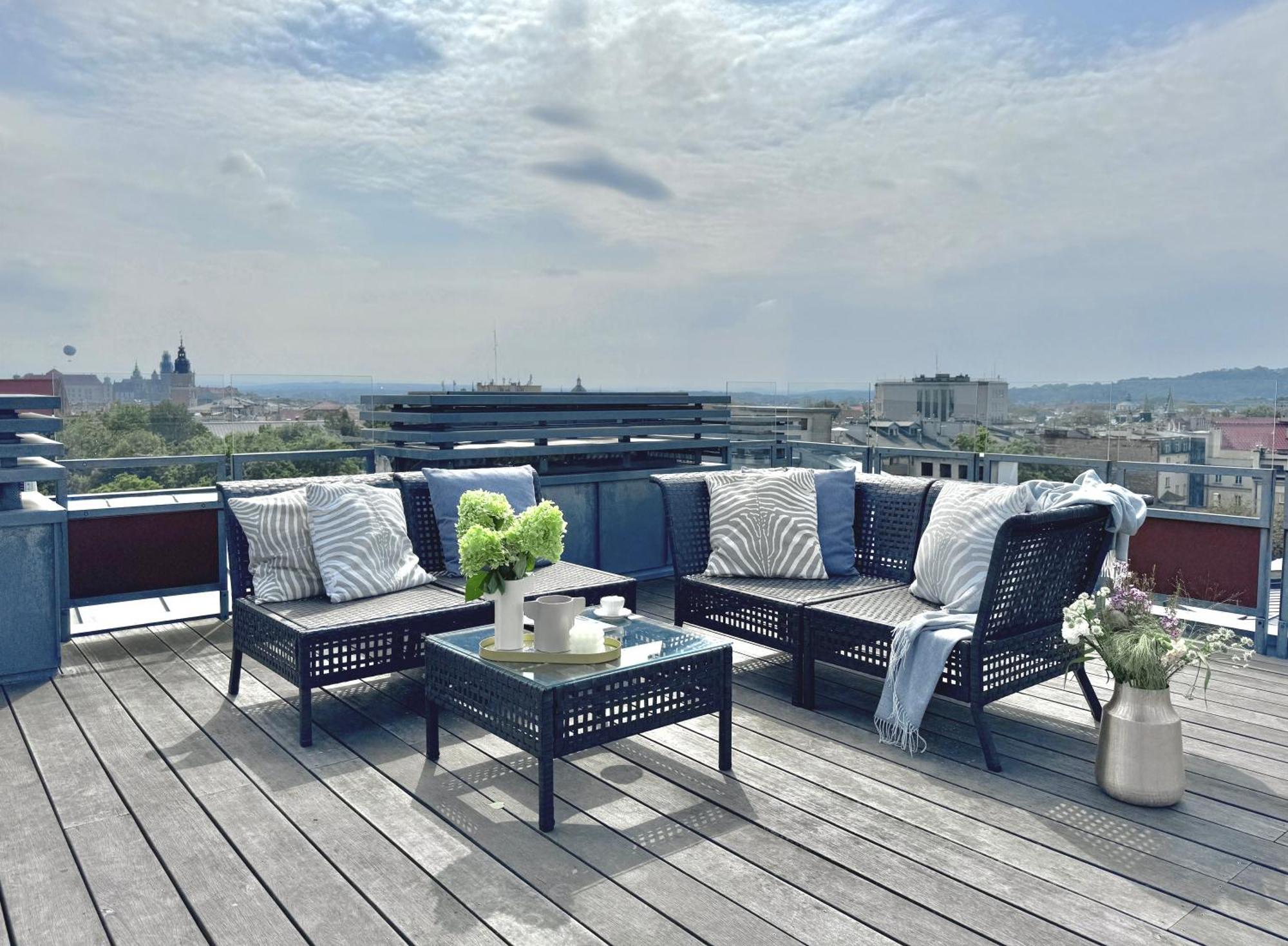 Penthouse Skyline - Loftaffair Lägenhet Kraków Exteriör bild